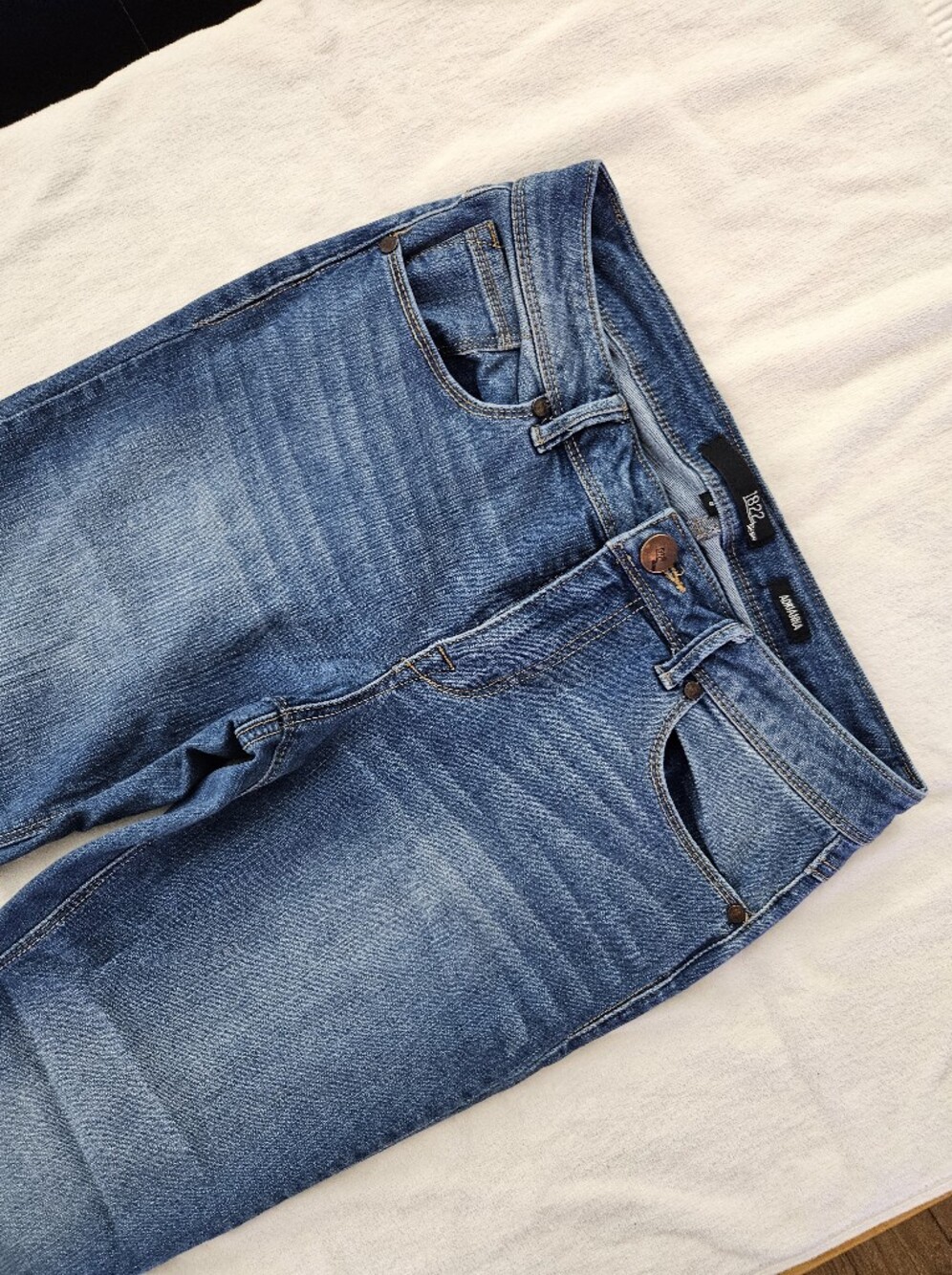 1822 Denim Adrianna Skinny Jeans Size 8 Medium Wash Stretch - Picture 3 of 12